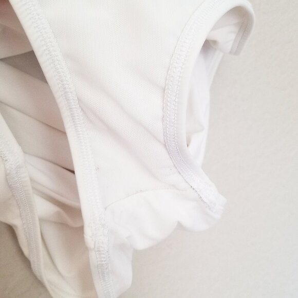 Tommy Bahama Pearl Wrap-Front One-Piece Swimsuit White Size 10 Summer Pool Beach - Picture 12 of 15